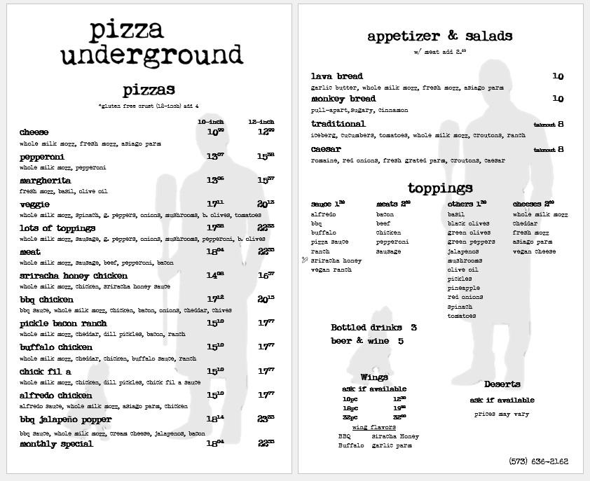 Pizza Underground